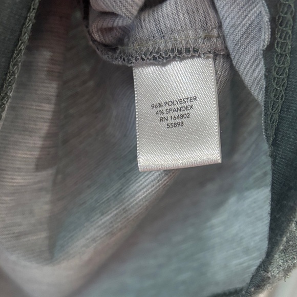 Christopher & Banks Pink and Green Ombre V-Neck Top - Picture 4 of 4